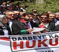 Darbeye Karşı Türkiye Hukuk Platformunun Basın Açıklaması